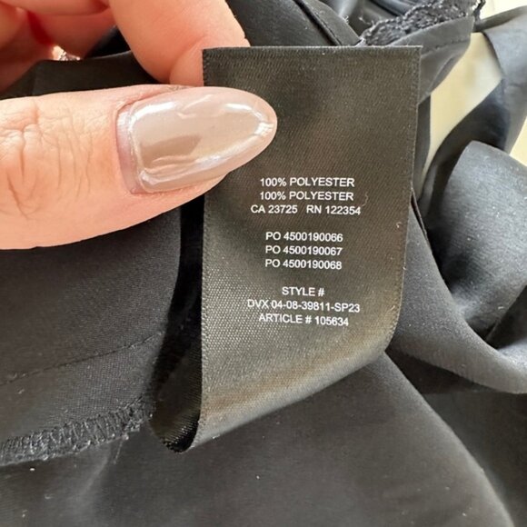 Wilfred Aritzia Lace Wrap Dress Black XS - Picture 5 of 7